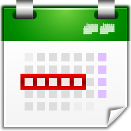 View calendar workweek icon 256x256