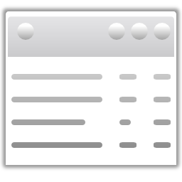 View list text icon 256x256