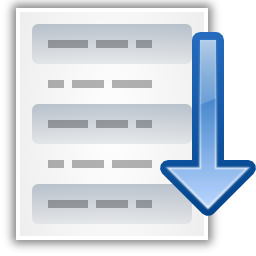 View sort ascending icon 256x256