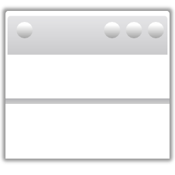 View split top bottom icon 256x256