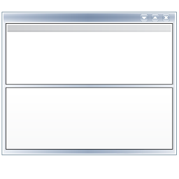 View split top bottom icon 256x256