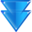 Arrow down double icon 32x32