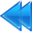 Arrow left double icon 32x32