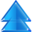 Arrow up double icon 32x32