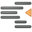 Format indent less icon 32x32
