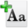 List add font icon 32x32