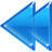 Arrow left double icon 48x48