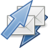 Mail send receive icon 48x48