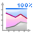 Office chart area percentage icon 48x48