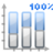 Office chart bar percentage icon 48x48