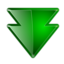 Arrow down double icon 64x64
