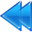 Arrow left double icon 64x64