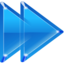 Arrow right double icon 64x64