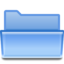 Document open folder icon 64x64