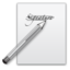 Document sign icon 64x64