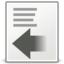 Format indent less icon 64x64