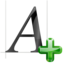 List add font icon 64x64