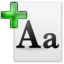 List add font icon 64x64
