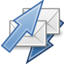 Mail send receive icon 64x64