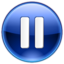Media playback pause icon 64x64