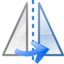 Object flip horizontal icon 64x64