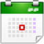 View calendar day icon 64x64