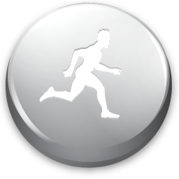 Clicknrun grey icon 256x256