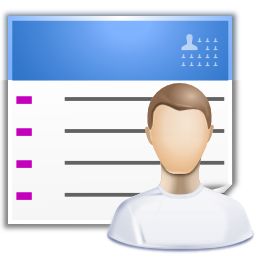Preferences contact list icon 256x256