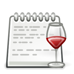 Wine notepad icon 256x256