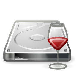 Wine winefile icon 256x256