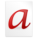 Application font type icon