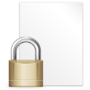File locked icon 128x128