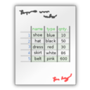 Office spreadsheet icon