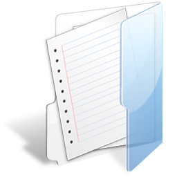Folder documents icon 256x256