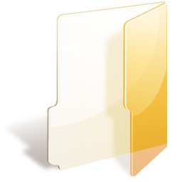 Folder yellow icon 256x256
