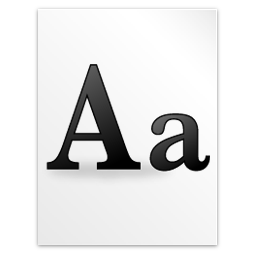 Font generic icon 256x256