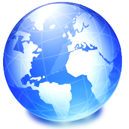 Globe icon 256x256