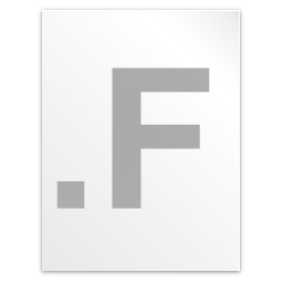 Text fortran icon 256x256