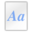 Font generic icon 32x32