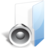Folder sound icon 48x48