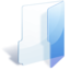 Folder blue icon 64x64
