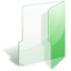 Folder green icon 64x64