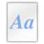 Font generic icon 64x64