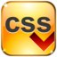 Text css icon 64x64