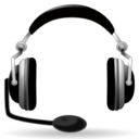 Audio headset icon