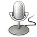 Audio input microphone icon