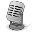 Audio input microphone icon