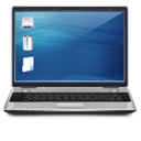 Computer laptop icon