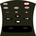 Input remote control icon 128x128