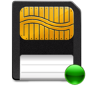 Media flash smartmedia mount icon